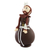 Gourd statuette, 'St Francis of Assisi' - Hand Crafted Dried Gourd Statuette of St Francis with Birds (image 2b) thumbail