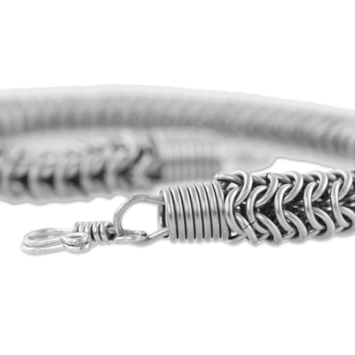 Herren-Kettenarmband aus Edelstahl - Einfaches Herren-Kettenarmband aus Edelstahl aus Brasilien