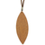Wood pendant necklace, 'Jungle Beauty' - Long Brown Wood Pendant Necklace from Brazil (image 2f) thumbail