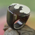 anillo de sello de ágata - Anillo de sello de ágata marrón y plata esterlina de Brasil