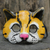 Leather mask, 'Jungle Jaguar' - Handcrafted Painted Leather Jaguar Mask from Brazil (image 2) thumbail