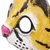 Leather mask, 'Jungle Jaguar' - Handcrafted Painted Leather Jaguar Mask from Brazil (image 2f) thumbail