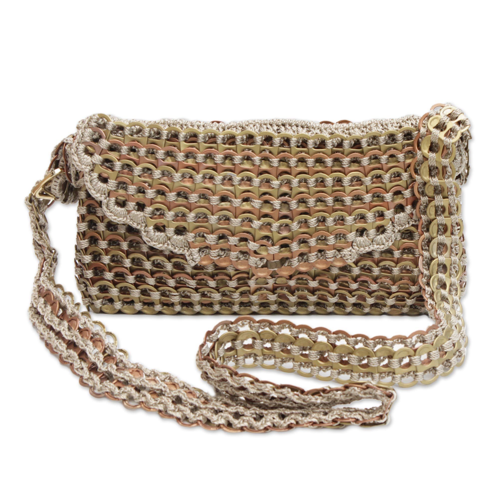 golden sling bag