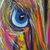 'Psychosis' (2016) - Signed 2016 Expressionist Painting of a Lion from Brazil (image 2b) thumbail
