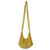 Soda pop-top shoulder bag, 'Shimmery Yellow' - Handcrafted Aluminum Soda Pop-Top Shoulder Bag from Brazil (image 2a) thumbail