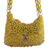 Soda pop-top shoulder bag, 'Shimmery Yellow' - Handcrafted Aluminum Soda Pop-Top Shoulder Bag from Brazil (image 2d) thumbail
