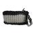 Soda pop-top wristlet, 'Fashionable Two-Tone' - Soda Pop-Top Wristlet in Black and Silver from Brazil (image 2a) thumbail