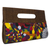 Palmblatt-Handtasche, 'Psychedelischer Dschungel' - Farbenfrohe, handgefertigte Palmblatt-Handtasche aus Brasilien