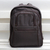 Leather backpack, 'Studious Traveler in Brown' - Handcrafted Leather Backpack in Mahogany from Barzil thumbail