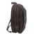 Leather backpack, 'Studious Traveler in Brown' - Handcrafted Leather Backpack in Mahogany from Barzil