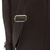 Leather backpack, 'Studious Traveler in Brown' - Handcrafted Leather Backpack in Mahogany from Barzil (image 2i) thumbail