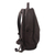 Leather backpack, 'Simple Traveler' - Simple Leather Backpack in Chocolate from Brazil (image 2c) thumbail