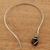 Halskette mit Tigerauge-Kragen - Minimalistische Tigerauge-Kragenhalskette aus Brasilien