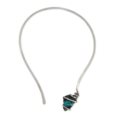 Jasper Collar Pendant Necklace from Brazil