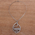 Quartz pendant necklace, 'Crystal Beauty' - Quartz Pendant Collar Necklace from Brazil