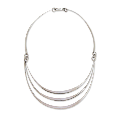 Stainless Steel Pendant Collar Necklace from Brazil