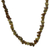 Green garnet beaded long necklace, 'Rainy Forest' - Natural Garnet Long Beaded Necklace from Brazil (image 2c) thumbail