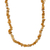 Calcite long beaded necklace, 'Sunny Beach' - Long Yellow Calcite Beaded Necklace from Brazil (image 2c) thumbail