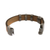 Men's leather wristband bracelet, 'City Cowboy' - Men's Brown Leather Bracelet with Metal Accents from Brazil (image 2e) thumbail