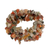 Quartz and calcite stretch bracelet, 'Light of Diversity' - Quartz and Calcite Beaded Stretch Bracelet from Brazil (image 2a) thumbail