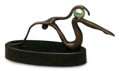 Bronze sculpture, 'Movement' - Bronze sculpture