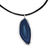 Agate pendant necklace, 'Blue Lake' - Brazilian Blue Agate Pendant Necklace (image 2a) thumbail