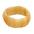 Calcite beaded stretch bracelet, 'Elegant Sun' - Yellow Calcite Beaded Stretch Bracelet from Brazil