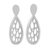 Silver drop earrings, 'Drops Within Drops' - Drop-Shaped Silver Drop Earrings from Brazil
