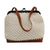 Cotton shoulder bag, 'Ivory Aura' - Crocheted Cotton Shoulder Bag in Ivory from Brazil (image 2a) thumbail