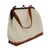 Cotton shoulder bag, 'Ivory Aura' - Crocheted Cotton Shoulder Bag in Ivory from Brazil (image 2c) thumbail