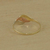 Gold cocktail ring, 'Gleaming Waves' - Handcrafted Wavy 10k Gold Cocktail Ring from Brazil (image 2b) thumbail
