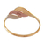 Gold cocktail ring, 'Gleaming Waves' - Handcrafted Wavy 10k Gold Cocktail Ring from Brazil (image 2d) thumbail