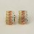Gold drop earrings, 'Zigzag Elegance' - Tricolor 10k Gold Drop Earrings from Brazil thumbail