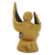 Bronze-Skulptur, 'Troubadour'. - Brasilianische Sänger-Skulptur aus polierter und oxidierter Bronze