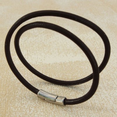 Handcrafted Men S Brown Leather Wrap Bracelet Urban Confidence