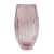 Decorative art glass vase, 'Calm Embrace' - Handblown Lilac Murano Inspired Art Glass Vase from Brazil