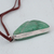 Amazonite pendant necklace, 'Sea Drop' - Amazonite Pendant Necklace with Long Leather Cord (image 2c) thumbail