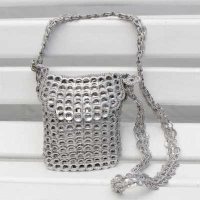 Buy Karl Lagerfeld Women Silver K/Kameo Croc-Effect Shoulder Bag for Women  Online | The Collective
