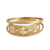Gold band ring, 'Starry Glisten' - Star Motif 10k Gold Band Ring from Brazil (image 2a) thumbail