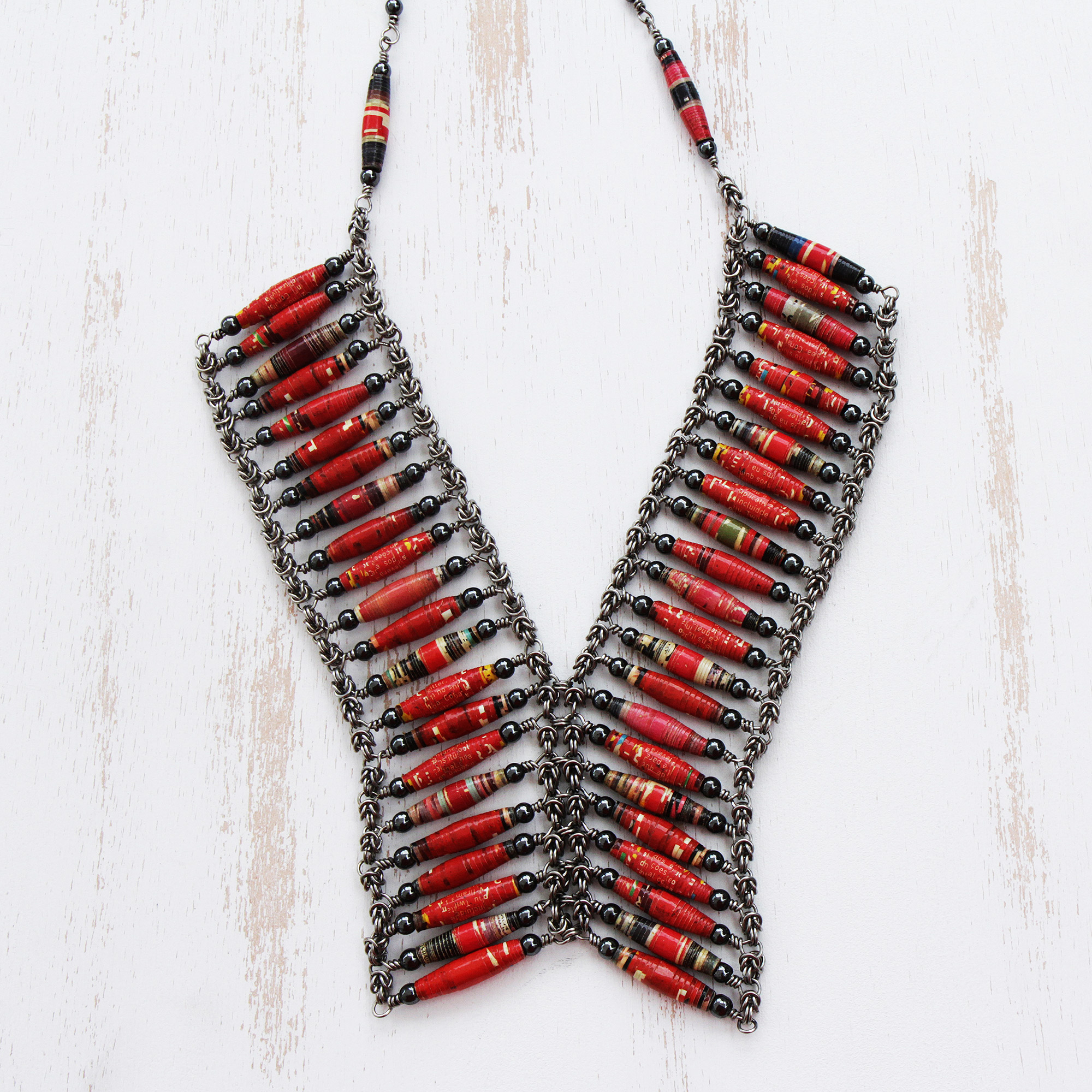 tribal statement necklace