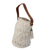 Cotton bucket bag, 'Diamond Crochet in Ivory' - Crocheted Cotton Bucket Bag in Ivory from Brazil (image 2c) thumbail