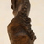 Harzskulptur - Abstrakte Skulptur aus goldfarbenem Harz einer Frau aus Brasilien