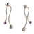 Amethyst and cultured pearl drop earrings, 'Effortless Allure' - Amethyst and Cultured Pearl Drop Earrings from Brazil