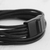 Men's leather wrap bracelet, 'Tenacious' - Handcrafted Men's Black Leather Five Cord Wrap Bracelet (image 2b) thumbail