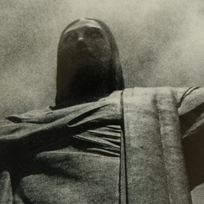 'Christus der Erlöser II' - Schwarz-Weiß-Foto von Christus dem Erlöser