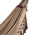 Cotton hammock, 'Earth's Comfort' (double) - Earth-Tone Striped Cotton Hammock from Brazil (Double)