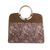 Palm leaf handle handbag, 'World of Paisleys' - Paisley Motif Palm Leaf Handle Handbag from Brazil