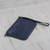 Leather wristlet, 'Trendy Fashion in Navy' - Handmade Navy Leather Wristlet from Brazil (image 2c) thumbail