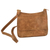 Leather messenger bag, 'Rio Adventure in Spice' - Handcrafted Brown Leather Messenger Bag from Brazil