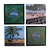 Wood coasters, 'Take Me to Brazil' (set of 4) - Handcrafted Wood Magnetic Coasters from Brazil (Set of 4)